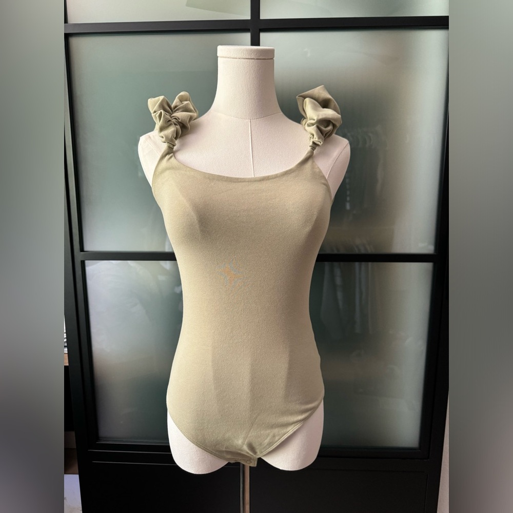 Express Green Tank Bodysuit size small